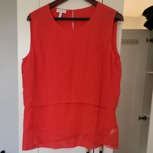 Escada Sport Silk Women's Sleeveless Red Top